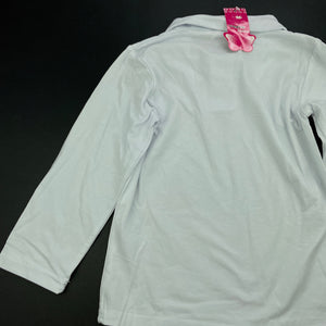 Girls Vogue Fashion, white long sleeve polo shirt / top, NEW, size 6,  