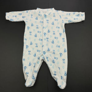 Boys Target, soft fleece coverall / romper, GUC, size 0000,  