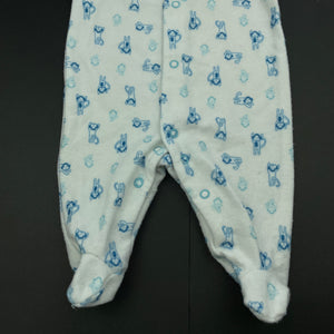 Boys Target, soft fleece coverall / romper, GUC, size 0000,  