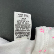 Load image into Gallery viewer, Girls Bonds, white cotton long sleeve cross-over top, GUC, size 0000,  