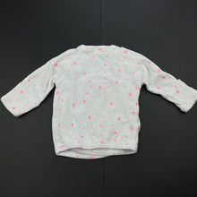 Load image into Gallery viewer, Girls Bonds, white cotton long sleeve cross-over top, GUC, size 0000,  