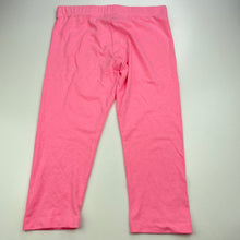 Load image into Gallery viewer, Girls Favourites, pink cropped leggings, Inside leg: 40cm, EUC, size 14,  
