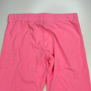 Girls Favourites, pink cropped leggings, Inside leg: 40cm, EUC, size 14,  