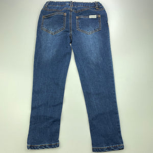 Girls Peter Alexander, lightweight stretch denim jeans, adjustable, Inside leg: 41.5cm, EUC, size 4,  