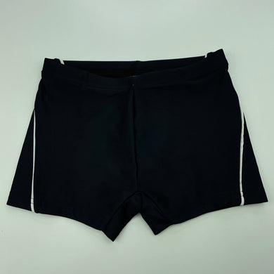 Boys Active & Co, black swim shorts, elasticated, EUC, size 6,  