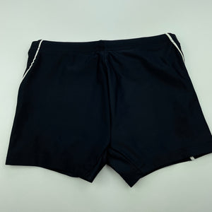 Boys Active & Co, black swim shorts, elasticated, EUC, size 6,  