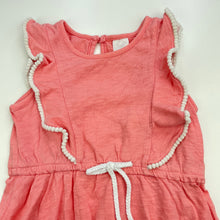 Load image into Gallery viewer, Girls Target, pink cotton casual dress, FUC, size 2, L: 48cm