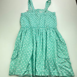 Girls Target, lined lightweight cotton summer dress, GUC, size 10, L: 72cm