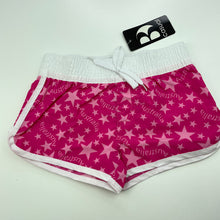 Load image into Gallery viewer, Girls casual, lightweight board shorts, elasticated, NEW, size 3,  