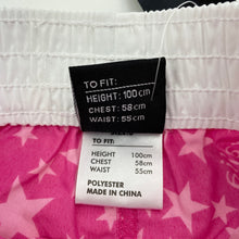 Load image into Gallery viewer, Girls casual, lightweight board shorts, elasticated, NEW, size 3,  