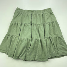 Load image into Gallery viewer, Girls Target, green cotton skirt, elasticated, L: 39cm, EUC, size 16,  