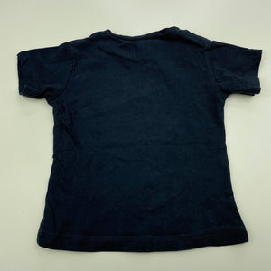 unisex Tiny Little Wonders, blue cotton t-shirt / top, GUC, size 00,  