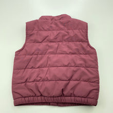 Load image into Gallery viewer, Girls Anko, cotton lined puffer vest / sleeveless jacket, GUC, size 0,  