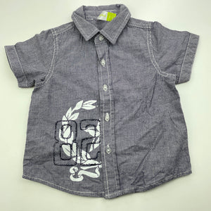 Boys Dymples, cotton short sleeve shirt, GUC, size 0,  