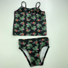 Load image into Gallery viewer, Girls Lily &amp; Dan, floral swim top &amp; bottoms, GUC, size 3,  