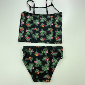 Girls Lily & Dan, floral swim top & bottoms, GUC, size 3,  