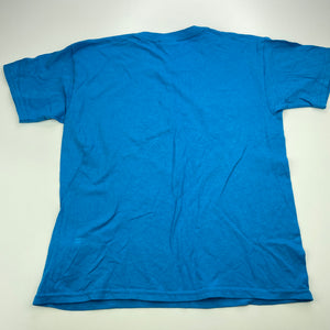 Boys GILDAN, blue cotton t-shirt / top, Size:M, armpit to armpit: 41cm, GUC, size 10,  