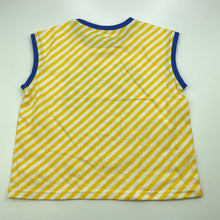 Load image into Gallery viewer, Boys stretchy, striped sleeveless top, EUC, size 4-5,  