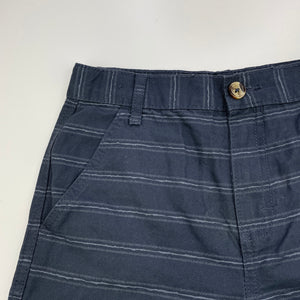 Boys Anko, blue cotton shorts, adjustable, EUC, size 9,  