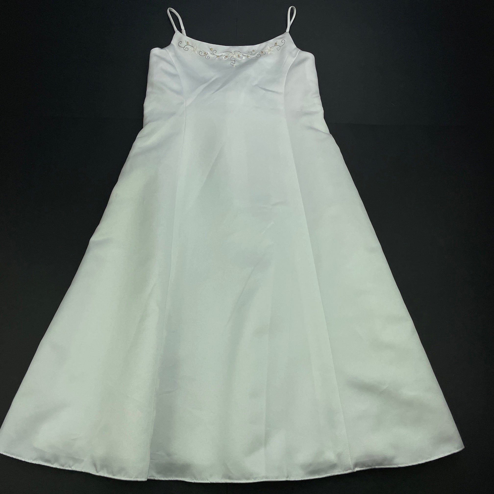 Alfred Angelo lined flower girl bridesmaid dress armpit to armpit 29cm light marks on front FUC size 3 4 L 76cm DaisyChainClothing