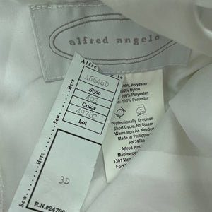 Girls Alfred Angelo, lined flower girl / bridesmaid dress, armpit to armpit: 29cm, light marks on front, FUC, size 3-4, L: 76cm
