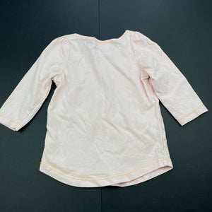 Girls Baby Berry, pink cotton long sleeve t-shirt / top, EUC, size 0,  