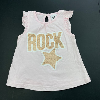Girls Baby Berry, pink cotton t-shirt / top, EUC, size 000,  