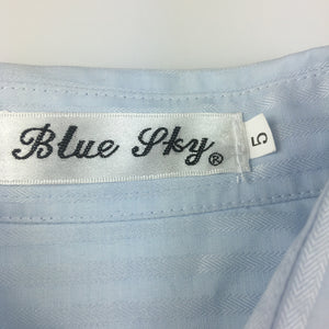 Girls Blue Sky, blue cotton lightweight blouse / shirt , FUC, size 5