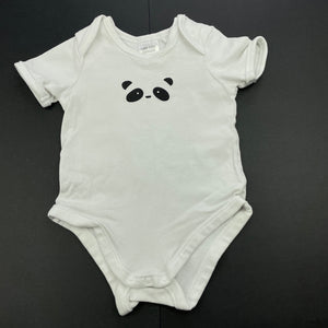 unisex Target, stretchy bodysuit / romper, panda, GUC, size 000,  