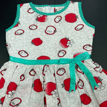 Load image into Gallery viewer, Girls Sam De Fleur, lightweight summer dress, apples, GUC, size 1, L: 44cm