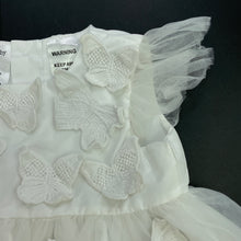 Load image into Gallery viewer, Girls Baby Baby, lined tulle party dress, lace butterflies, FUC, size 0, L: 45cm