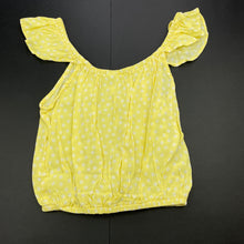 Load image into Gallery viewer, Girls Seed, yellow lightweight floral summer top, GUC, size 12,  