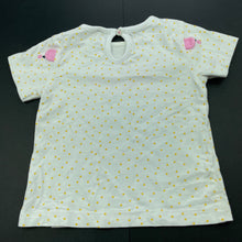 Load image into Gallery viewer, Girls Anko, yellow spot cotton t-shirt / top, FUC, size 00,  