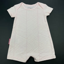 Load image into Gallery viewer, Girls Sooki Baby, pink &amp; white romper, FUC, size 000,  