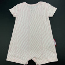 Load image into Gallery viewer, Girls Sooki Baby, pink &amp; white romper, FUC, size 000,  
