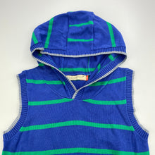 Load image into Gallery viewer, Boys Lily &amp; Dan, knitted cotton lightweight hooded sweater, EUC, size 5,  