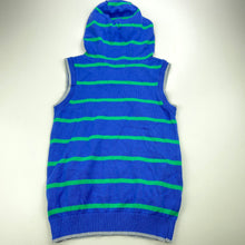 Load image into Gallery viewer, Boys Lily &amp; Dan, knitted cotton lightweight hooded sweater, EUC, size 5,  