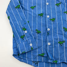 Load image into Gallery viewer, Boys Next, lightweight cotton long sleeve shirt, dinosaurs, EUC, size 5,  