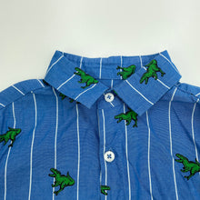 Load image into Gallery viewer, Boys Next, lightweight cotton long sleeve shirt, dinosaurs, EUC, size 5,  