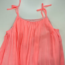 Load image into Gallery viewer, Girls Witchery, cotton lined pleated summer dress, GUC, size 8, L: 66cm