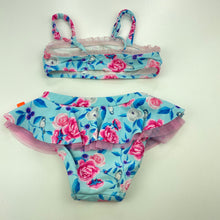 Load image into Gallery viewer, Girls Salty Ink, floral swim top &amp; bottoms, FUC, size 2,  