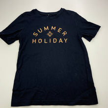 Load image into Gallery viewer, Boys Anko, navy cotton t-shirt / top, GUC, size 7,  