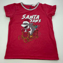 Load image into Gallery viewer, Boys Cotton On, Christmas pyjama t-shirt / top, shark, FUC, size 6,  