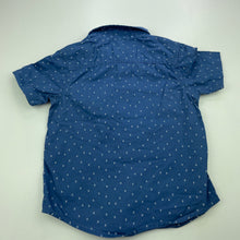 Load image into Gallery viewer, Boys H&amp;T, blue cotton short sleeve shirt, FUC, size 2,  