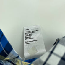 Load image into Gallery viewer, Boys H&amp;T, checked cotton short sleeve shirt, FUC, size 1,  