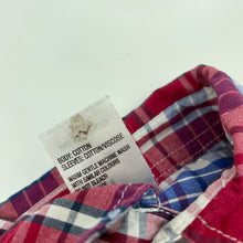 Load image into Gallery viewer, Boys H&amp;T, checked spliced shirt / top, FUC, size 1,  