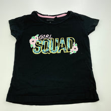 Load image into Gallery viewer, Girls Favourites, black cotton t-shirt / top, GUC, size 8,  