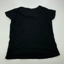 Load image into Gallery viewer, Girls Favourites, black cotton t-shirt / top, GUC, size 8,  