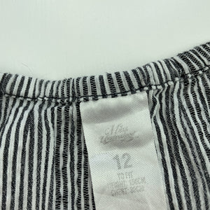 Girls Miss Understood, striped lightweight cotton summer top, GUC, size 12,  