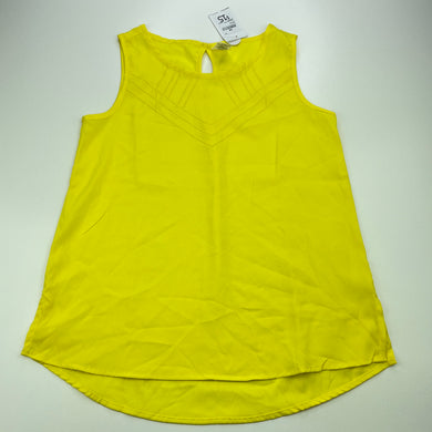 Girls Target, yellow lightweight embroidered top, NEW, size 10,  